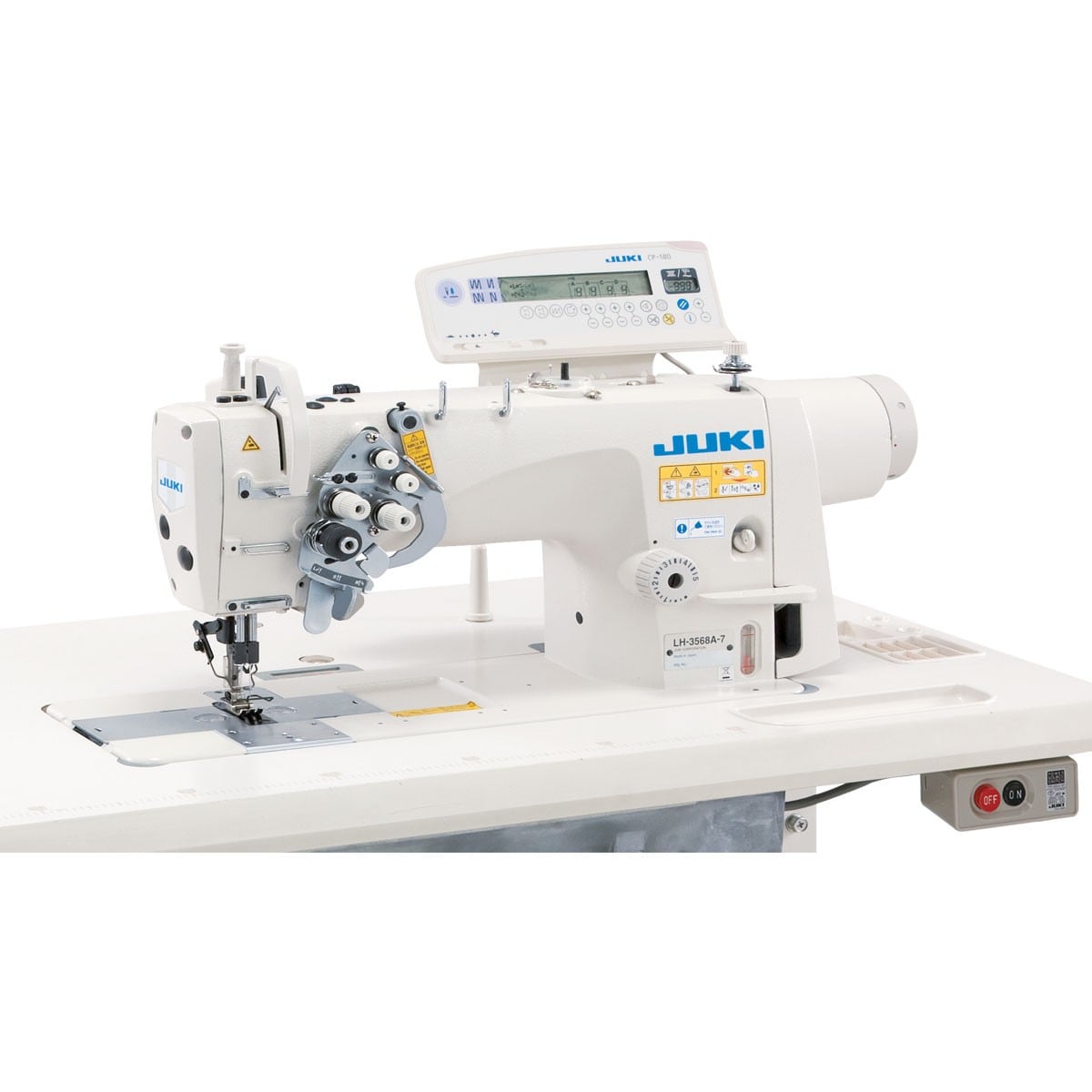 JUKI LH-3528ASF-7-WB/AK135/SC920/CP180 2-naalds stiksteekmachine