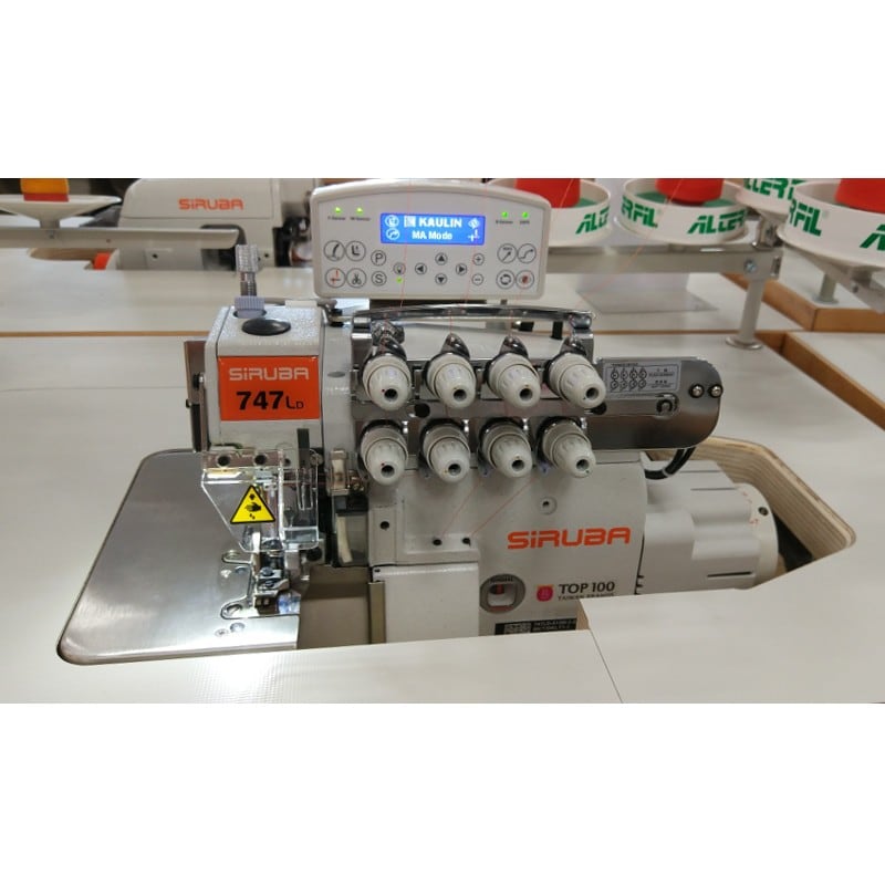 SIRUBA 747LD-514M3-24/ECA/BKT lockmachine (overlock)