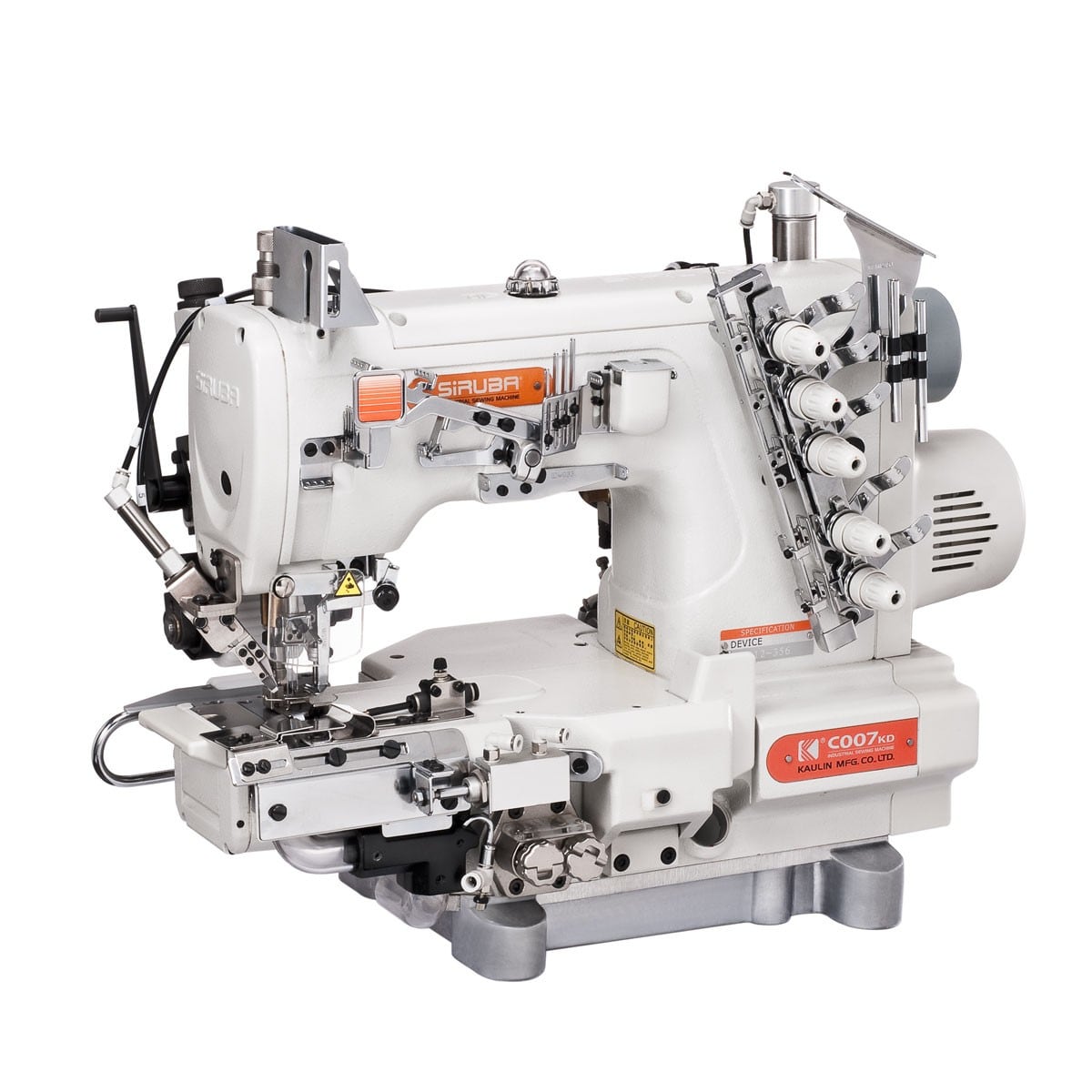 SIRUBA C007KD-W822-356-CRL/CY/UTP/CL/RL interlockmachine (coverstitch)